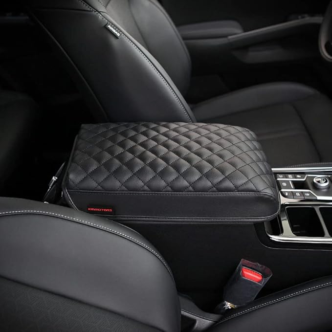 KMMOTORS Sorento(2021-2023) Center Console Cover, Armrest Cushion, Car Accessories (Black)