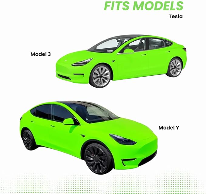 Kinder Fluff Windshield Sunshade for Tesla 3 & Y | Patented Car Sun Protection - Certified 99% UVR Block - Cool Car Interior | Foldable Sun Visor Cover | Automotive Accessories for Summer