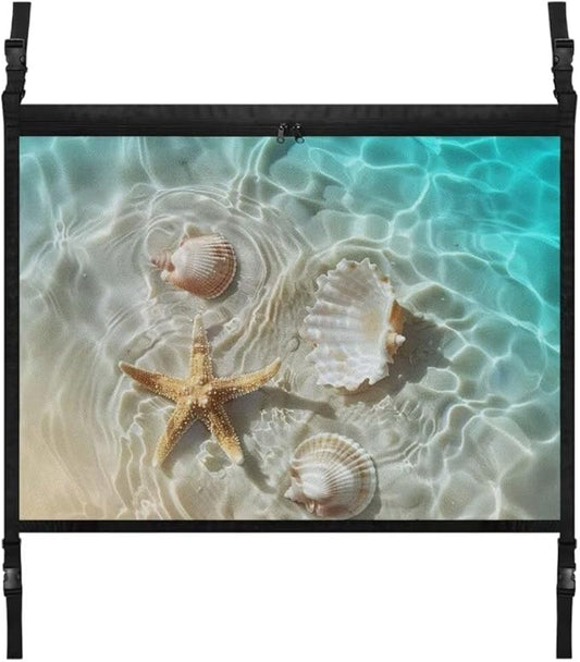 Starfish Shells Car Roof Storage Bag Car Organizer for Car Seat All Car Storage Organizer One-Size-Fits Car Travel Accessories
