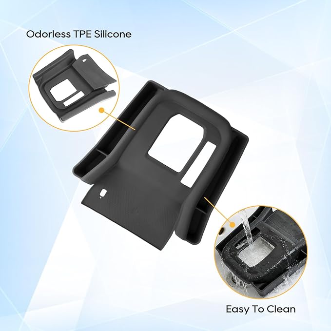 LFOTPP 2026 Forester Center Console Organizer - for 2025 2026 Subaru Forester(Premium/Sport/Limited/Touring)-Gear Shift Cover Silicone Tray for 2025 Forester Accessories (Not for Base & Wildness)