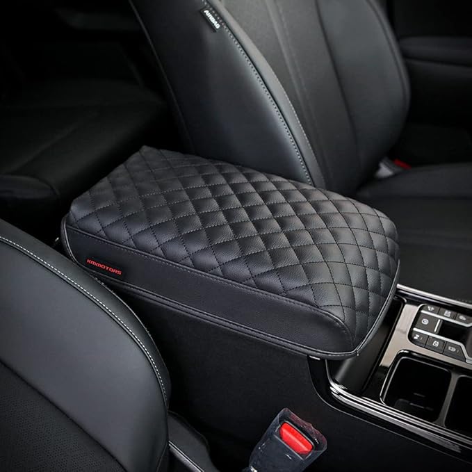 KMMOTORS Sorento(2021-2023) Center Console Cover, Armrest Cushion, Car Accessories (Black)