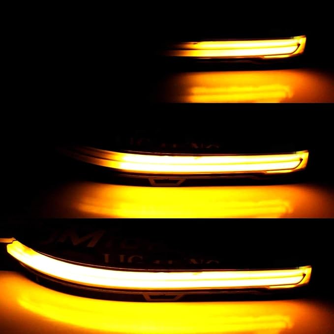 iJDMTOY Smoked Lens Dynamic Sequential Blink/Flow Full LED Side Mirror Turn Signal Light Assembly Kit Compatible with 2017-up BMW G30/G31 5 Series, 2016-2019 BMW G11 7 Series