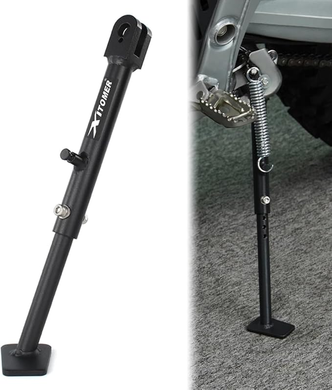 Xitomer 0-4 inch Adjustable Kickstand Fit for CRF250L 12-20 / CRF300L CRF300L Rally 2022-2025 / CRF250L Rally 18-21 / CRFL300LS 2023-2025 Motorcycle Adjustable Side stand