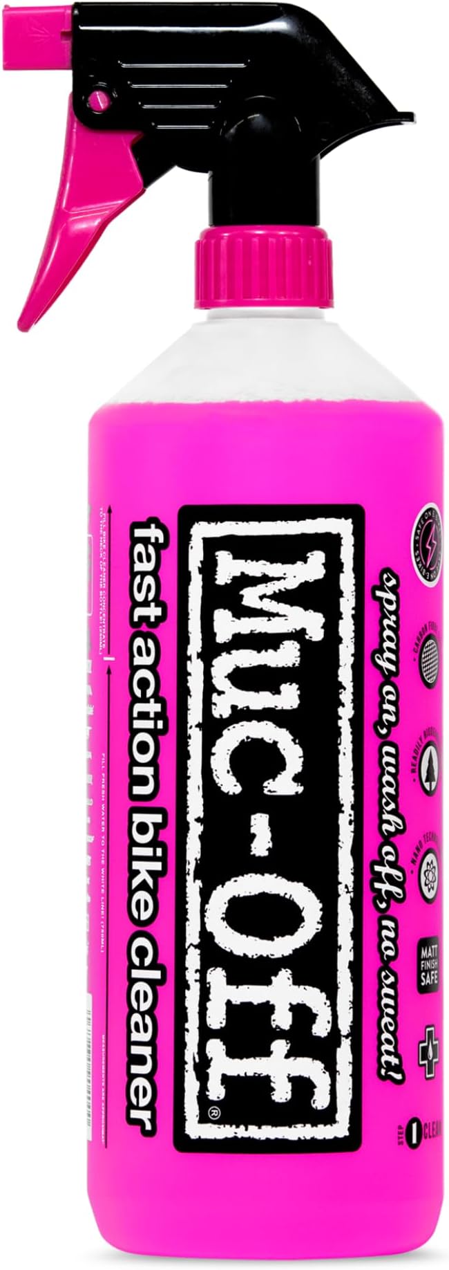 Muc-Off Wash, Protect & Lube Kit | Complete Bike Cleaning & Maintenance Kit | Includes Nano Tech Bike Cleaner, MO-94 Protect Spray & Dry Chain Lube