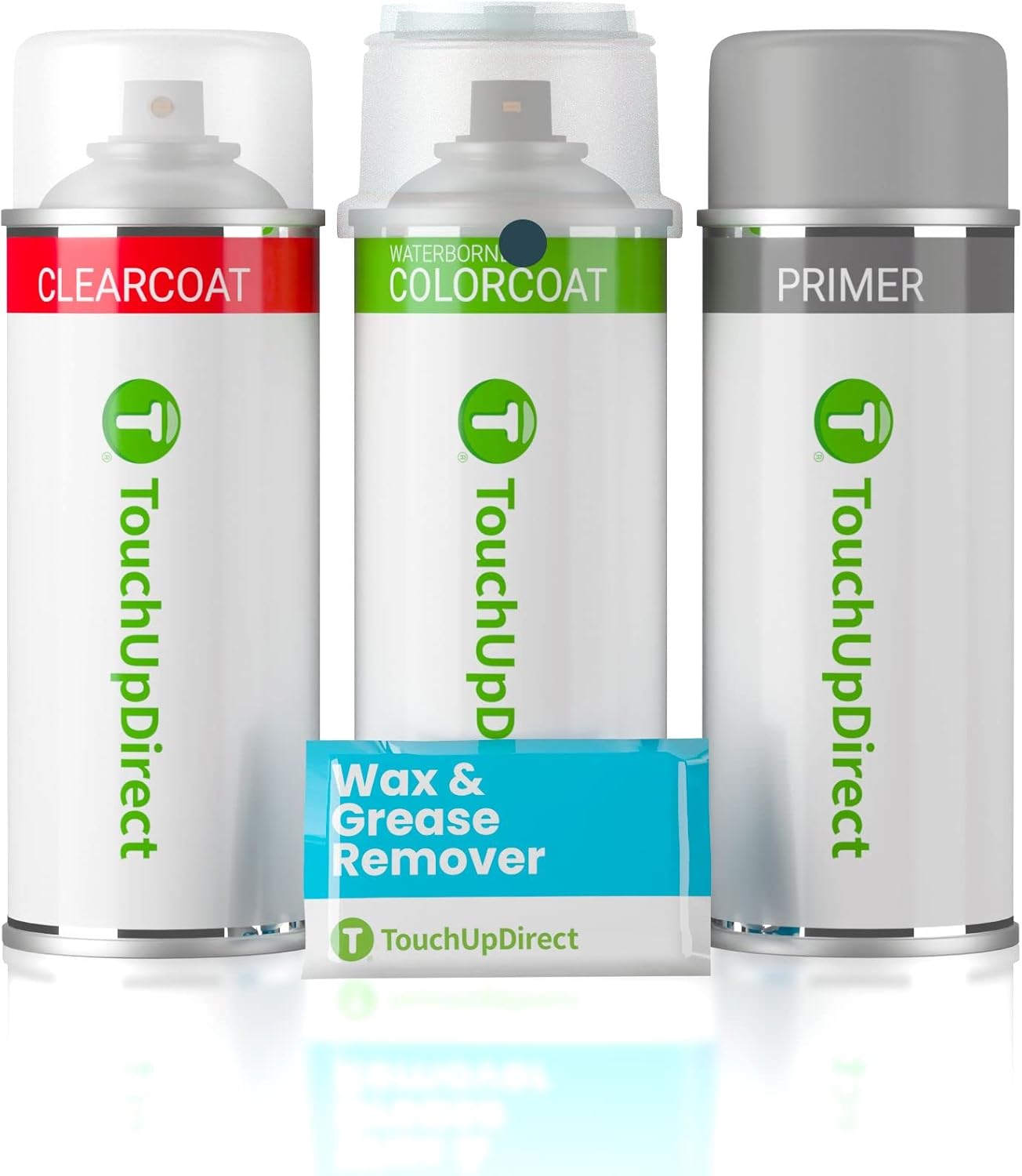 TouchUpDirect 221 Galactic Aqua Metallic Compatible with Toyota Exact Match Touch Up Paint Aerosol - Preferred Kit