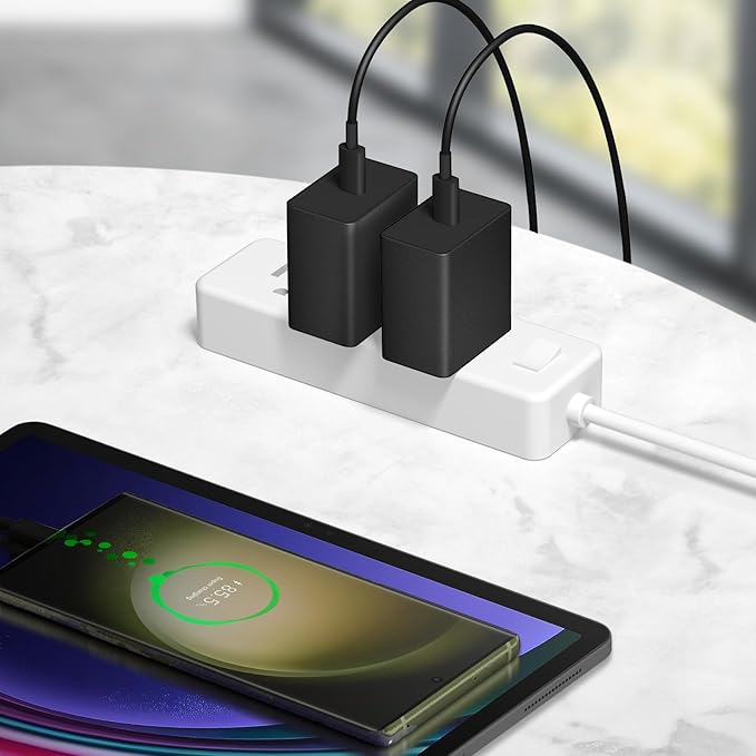 USB C Charger Type C Charger Fast Charging 10FT 45W Samsung Chargers 2-Pack with iPhone Air/17/17 Plus/17 Pro/17 Pro Max/16/16 Plus/16 Pro/16 Pro Max/15/15 Pro Max/iPad Pros/Galaxy S25 S24,Android