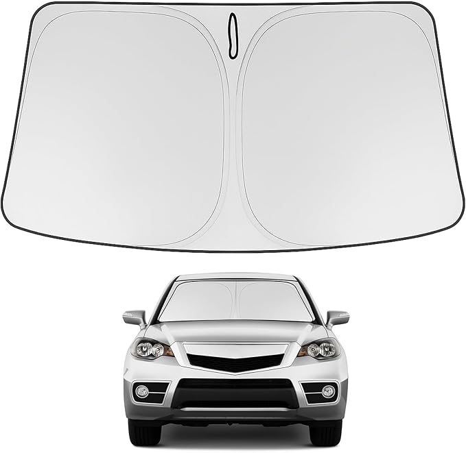 Proadsy 2026 Upgrade Windshield Sun Shade Custom Fit 2007-2012 RDX Acura RDX Foldable Front Sunshade Protector Sun Visor Blocks UV Rays Keep Car Cooler