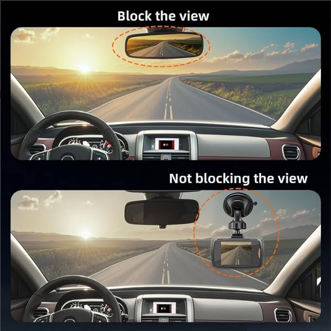 Ford F150 Front 4K & Rear 1080P Dash Cam for 2013-2026 F250/F350/F450 Super Duty 2015-2026 XLT Lariat King Ranch Raptor,G-Senson,OEM Look,Free App & 5G WiFi,128GB Card