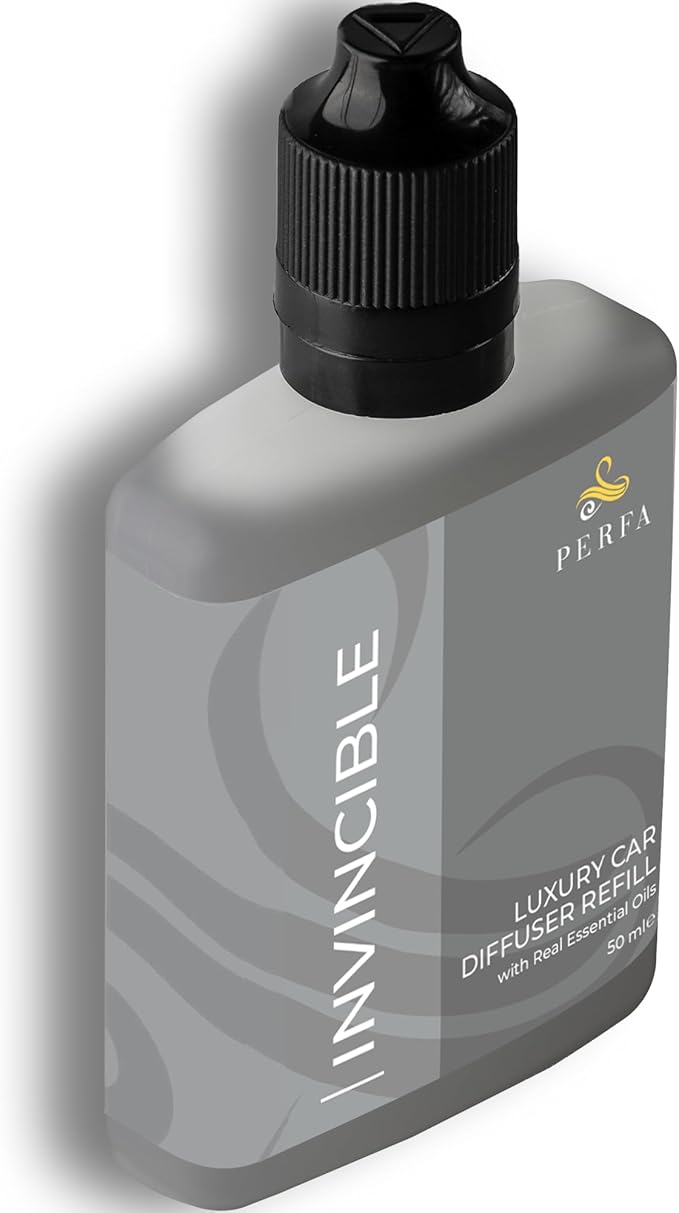 Inspired by Invitus Car Air Fresheners (Refill) | Premium Scented Air Fresheners for Men | 50ml Automotive Diffuser Oil Refill | 3 Months Freshener Long Lasting | Masculine Car Pefume by Perfa
