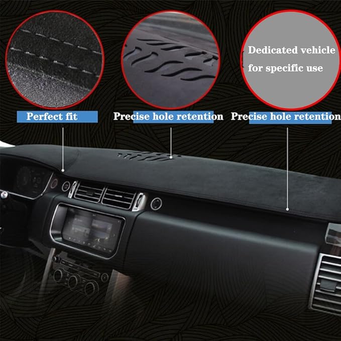 Dashboard Covers for Renegade 2015-2022,Premium Printed Flannel Fabric Anti-Glare & Non-Slip Dash Pad,Custom Fit,Printed Flannel