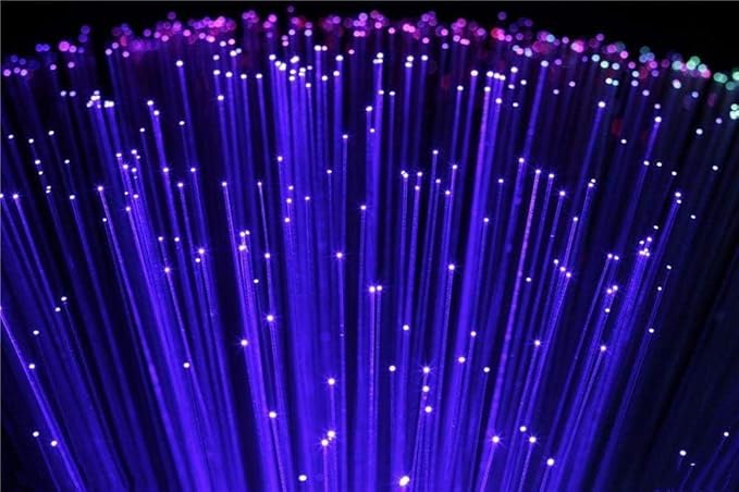 AKEPO End Glow Fiber Optic Light Cable 9.8ft/3m*375pcs*Mixed Dia.(0.03+0.04+0.06in), PMMA Plastic Cable for LED Star Ceiling Sky Light Kit and Fiber Optical Lighting Decoration (Without Light Source)