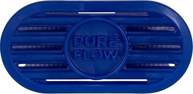PUREFLOW Cabin Filter Air Freshener with Odor Eliminator – Fits on Most Car, Truck, and SUV Cabin Air Filters - New Car (1 Pack)