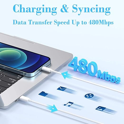 iPhone Fast Charger,10FT iPhone Charger Fast Charging 20W PD USB C Wall Charger Plug Type C Power Adapter Lightning Cable Cord Compatible with Apple iPhone 14/13/12 Pro/11/XS/Max/XR/X/8 Plus/SE,iPad