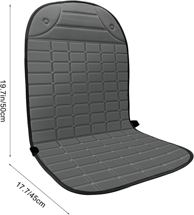 ILLUMINEW Seat Cushion Winter Cover for Full Back and Seat Grey