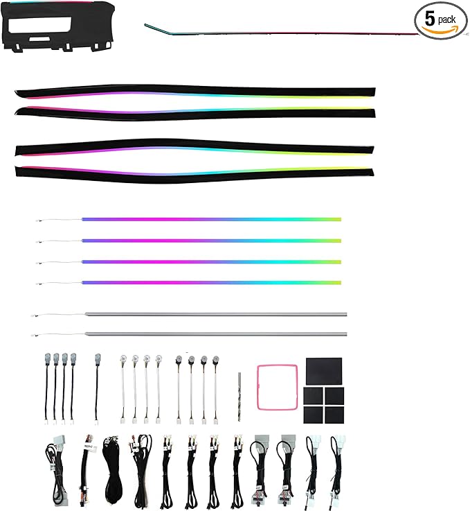 LED Interior Ambient Lighting Kit for Honda Accord 2023-2025 11th Gen Custom Fit Car Atmosphere Light (Waterfall)
