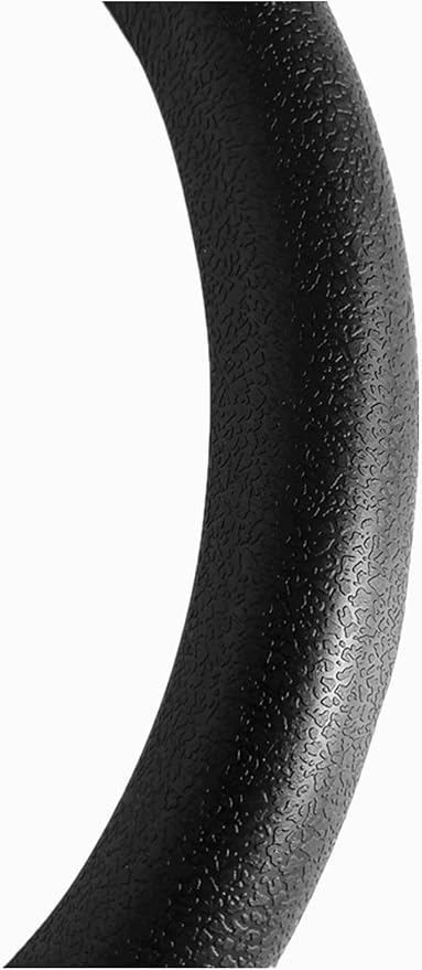 Universal Black Car Steering Wheel Cover: RPKEY 13.5 to 15 inches Silicone Steering Cover Compatible with Most Car Models Including Round D Shape