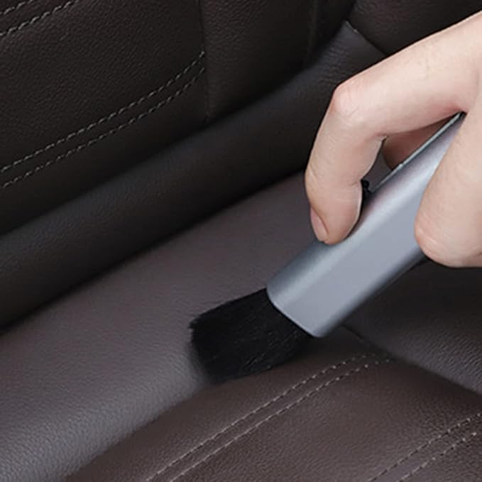 Mini Duster for Car Air Vent, Automobile Air Conditioner Cleaner and Brush, Dust Collector Cleaning Tools for Keyboard
