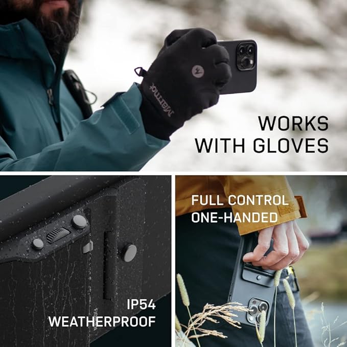 FJORDEN Pro Bundle for iPhone 12 Pro Max - Includes Fjorden Camera Grip, MagSafe iPhone Case, Wrist Strap & Carry Case - Shoot Like A Pro with Your iPhone