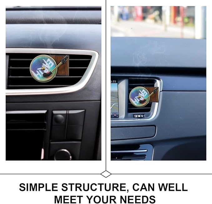 48 Pcs Record Air Freshener Refills: 1.38" Vinyl Scented Pads for Car Vent Clips - Disco Retro Fragrance Discs