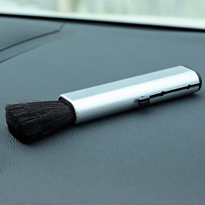 Mini Duster for Car Air Vent, Automobile Air Conditioner Cleaner and Brush, Dust Collector Cleaning Tools for Keyboard