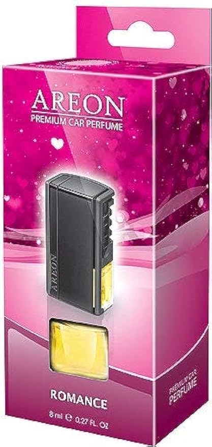 AREON ACP07 Car Perfume Luxury and Elegant 0.27 oz Vent Clip Car Air Freshener, Romance Scent