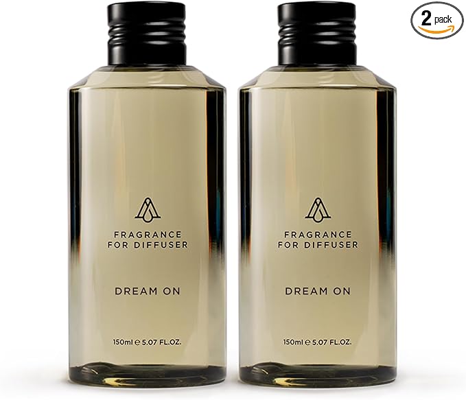 AromaPlan Hotel Scents Dream On 5 Fl Oz (2 Pack), Luxury Aroma & Hotel Fragrance Diffuser Oil- Hotel Diffuser Oil for Aromatherapy- USA Made, Bigger Bottle, Bolder Aroma & Longer Lasting