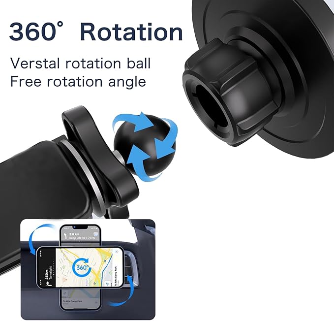 Air Vent Clips for Car Mount,Sturdy Vent Grip for Most Car Phone Holder&Wireless Car Charger-Car Air Vent Clip Only/Compatible with RAM Mounts Joint Ball Diameter 0.67 inch/17mm Devices