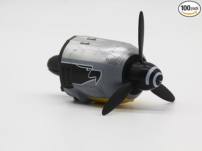 Fw-190 WWII Fighter Plane Car Air Freshener Vent Clip - Long Lasting 30-Day Cologne Scent, Rotating Propeller Odor Eliminator, Aviation Themed Auto Diffuser