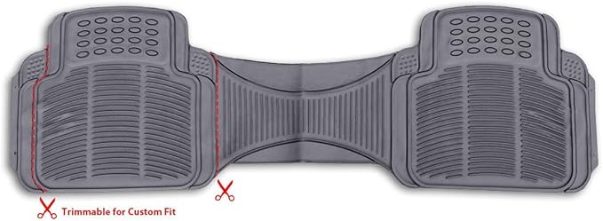FH GROUP FH-V16404 Vinyl Floor Mats Grey