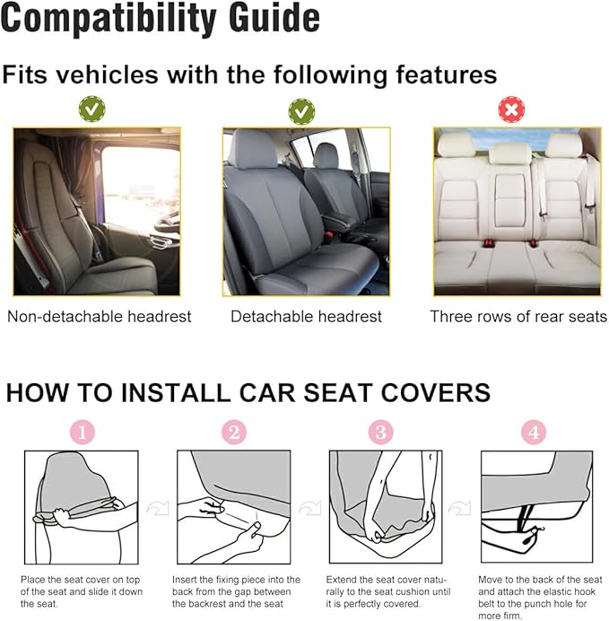 Galaxy Car Seat Covers Set of 2,Deep Space Abstract Natural Universe Blue Purple Galaxy Stars Universal Auto Front Seat Protector for Women Men Nebula Design Car Accessories Fit for Car Truck