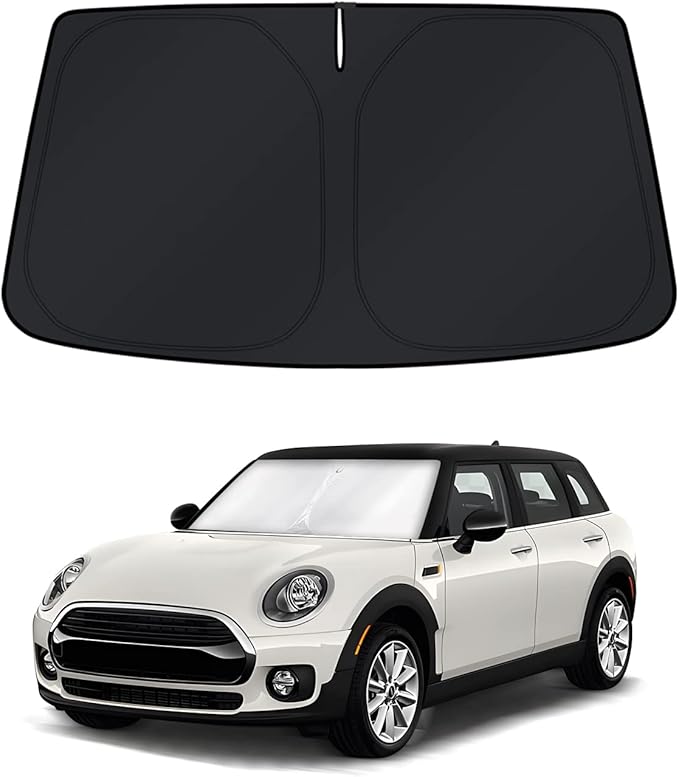 KUST Windshield Sun Shade for 2011-2016 Mini Cooper Countryman Accessories Window Shade Sun Visor Foldable Block UV Rays Keep Car Cooler