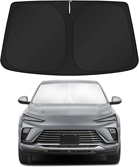 KUST Windshield Sun Shade for Buick Envista 2024-2025 2026 Custom Fit Sunshade Foldable Sun Protectors Interior Accessories Blocks UV Rays
