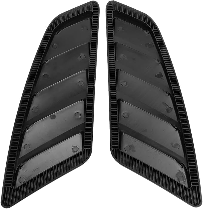 Hood Vent,Hood Vents For Cars,Car Hood Vent,Automotive Hood Louvers,2Pcs Car Auto Modification Hood Bonnet Vent Cover Fit For 2015-2017