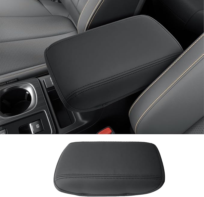 CDEFG for 2026 Subaru Outback Center Console Cover for 2026 Subaru Outback (Premium/Limited/Limited XT/Touring/Touring XT/Wilderness) Accessories Armrest Cover Arm Rest Leather Pad