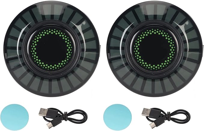 2Pcs Interior Car Lights, 32 Bits Color Changing App Control Magnetic Music LED Rhythm Light for Parties Stages Bars Weddings KTV Family Gatherings DIY Space