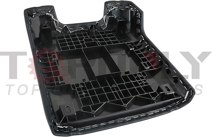 TQPONLY Center Console Armrest Leather Lid Cover,Fits 2011-2016 Ford Super Duty F250 F350 F450 F550 Replaces 925-005 BC3Z-2806024-AA