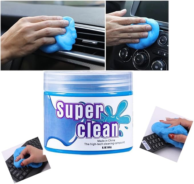 Car Cleaning Gel Kit Cleaning Gel for Car Detail Putty Cleaning Gel Auto Detail Tools Car Cleaning Gels, for Pc Tablet Laptop Keyboard, Camera, Printers, Calculator (0.44lb)
