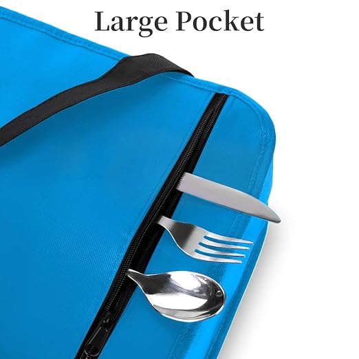Bodaon Insulated Casserole Carrier Bag, Fits 9x13 and 11x15 Inch Baking Dish with Lid, Casserole Carriers for Hot or Cold Food for Transport (Black)