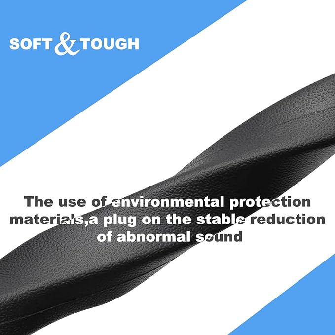 Elastic Car Seat Gap Filler Organizer (2-Pack) - Universal Fit for Car SUV Truck, Black Leather Texture, Prevents Items from Falling Between Seats, Easy Installation Tool-Free (Black)