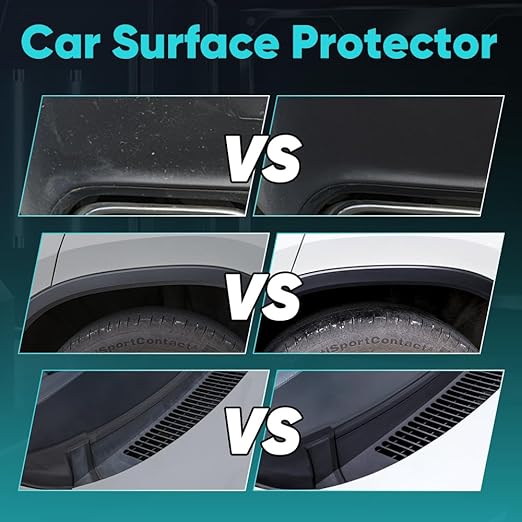 Crystal Coating for Car Plastic Parts - Plastic Trim Restorer to Restore Faded Surfaces - Long Lasting Shine, Easy Wipe-On for Dashboard, Door Panels & Exterior Trim (1)