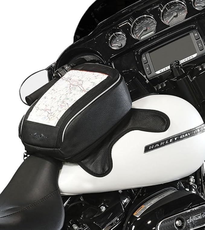 Nelson Riggs NR-150 Journey Highway Cruiser Magnetic Tank Bag Black 7 Liters
