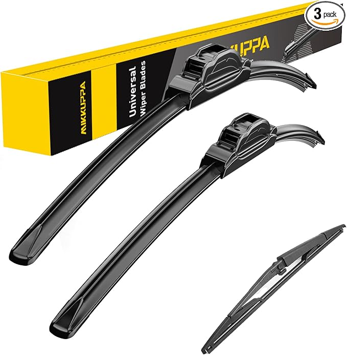MIKKUPPA 21"+21"+14" Windshield Wipers Blades Replacement for 2005-2010 Jeep Grand Cherokee, U/J HOOK Front & Rear All Season Wiper Blades Set(Pack of 3)