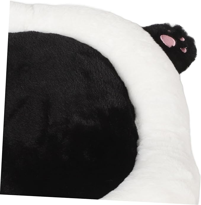 Healifty Cute Panda Car Seat Cushion Lumbar Support Pillow Easy to Clean Creative Design for Comfort for Drives Cars Trucks