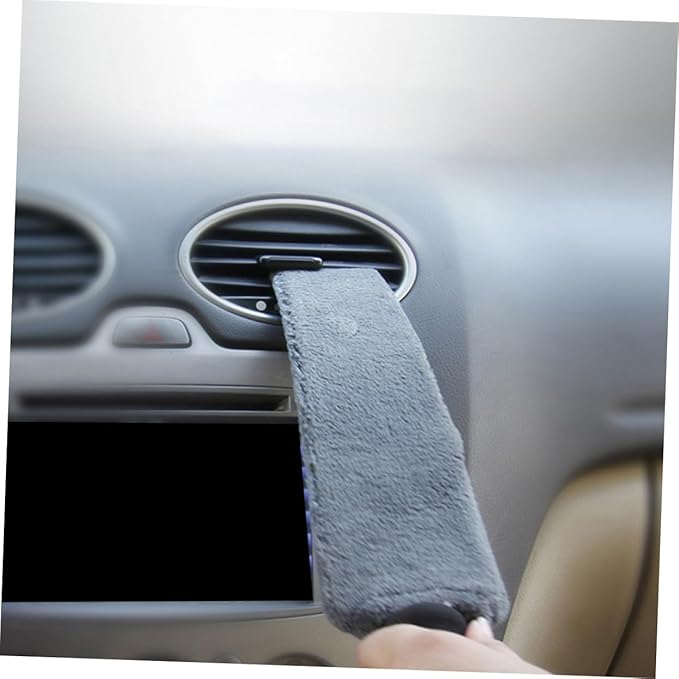 Zerodeko 3pcs Car Interior Duster Microfiber Brush for Car Vent Cleaning Mini Duster Air Vent Cleaner Brush Air Cleaning Tool