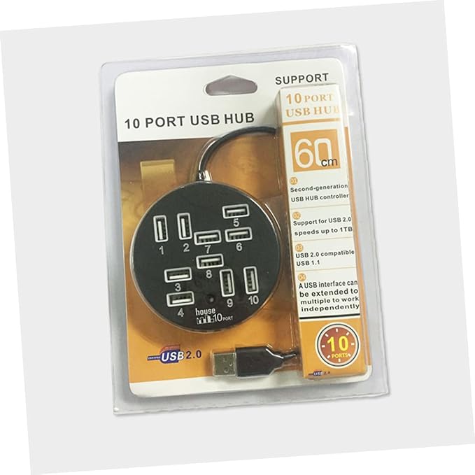 COHEALI USB Hub Ports High Speed USB Port Expander for Laptop Multi USB Data Dock Station for Exchange and Gaming Compact Design for Convenient Connectivity