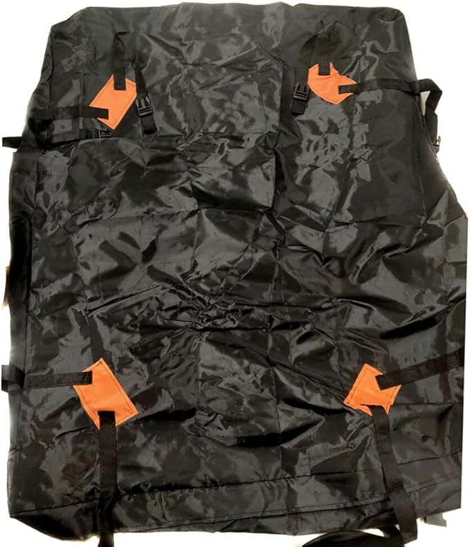 Car Roof Bag, Car Rooftop Cargo Carrier Bag, Rooftop top Cargo Carrier Bag Waterproof 15 Cubic feet for All Top of Vehicle with/Without Rack Includes Topper