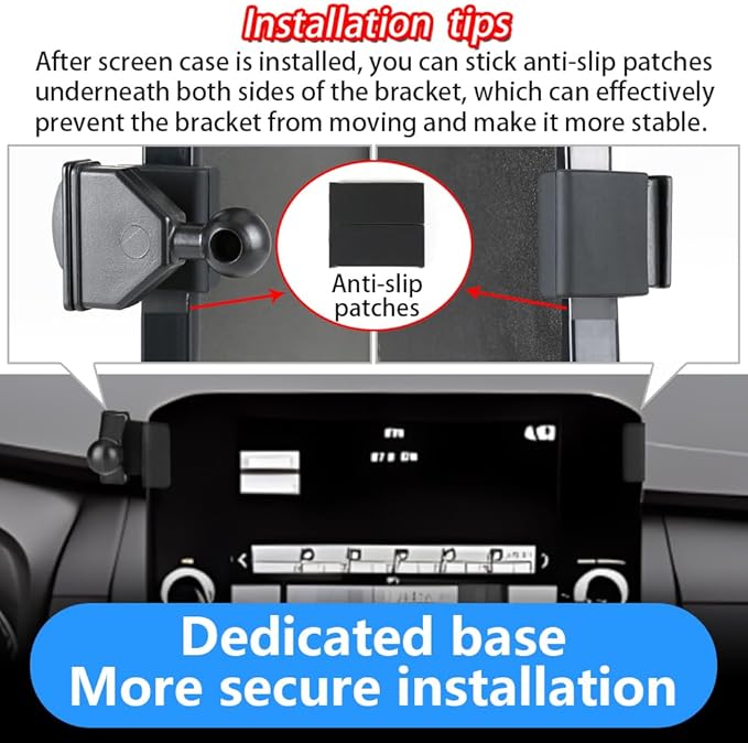 Car Phone Holder for Mitsubishi Outlander ES Black Edition 2022 2023 2024 Screen Stand (Only Applicable to 8 inch) Auto Interior Accessories Best Cell Phones Mount Cellphone Mobile Cradle