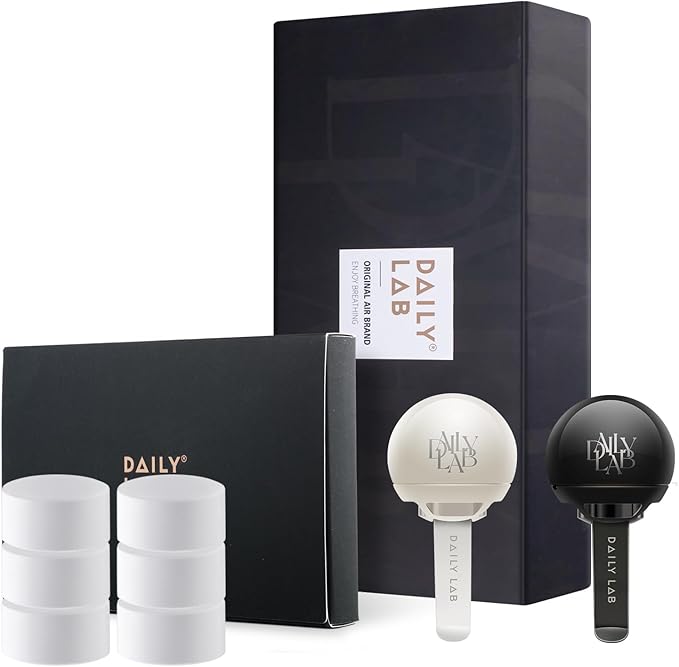 DAILY LAB Aroma Planet Car Perfume Air Freshener - 3 Scents Vent Clip, 45 Days Long-Lasting Car Scents