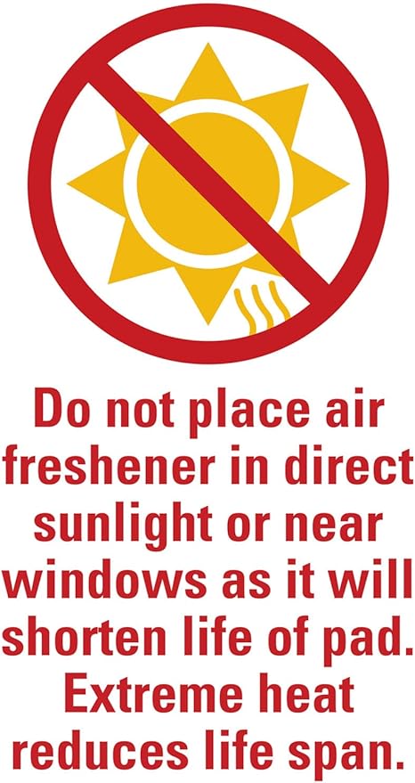 Individually Wrapped - Professional Car Air Freshener Pads - Remove Smells & Add Ambience (15 Per Pack) (Creamsicle)