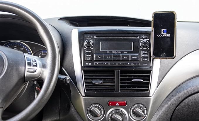 Course Motorsports DirectFit Magnetic Phone Mount and Car Phone Holder for Subaru WRX (2008-2014), Forester (2009-2013), Impreza (2008-2011) - Magnetic Head